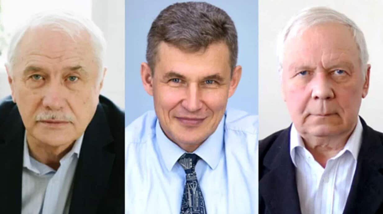 Anatoly Maslov, Alexander Shiplyuk, and Valery Zvegintsev. Photo credits: Russian media