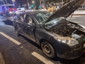 An explosive device fell on a car in Belgorod