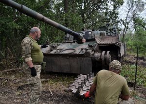 The 22nd Mechanized Brigade received the PT-91 Twardy tanks