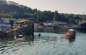 Russian floating dock sinks in Crimea