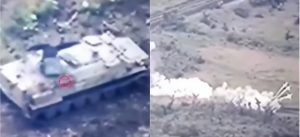 Strela-10 SAM of the Russians destroyed near Bakhmut