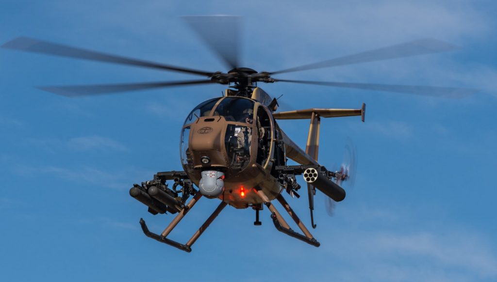 Легкий розвідувальний гелікоптер Boeing AH-6i. 2015 рік. Фото: Steven Valinski
