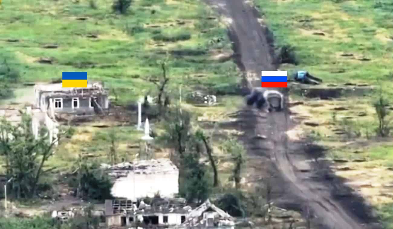 The Russians were ambushed in Makarivka