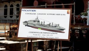 Для ВМС Італії заклали судно забезпечення Atlante