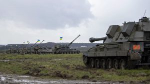 Британські AS-90 знищили три російські гаубиці