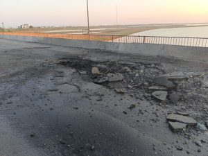 El Puente De Chongar En Crimea Ha Sido Atacado