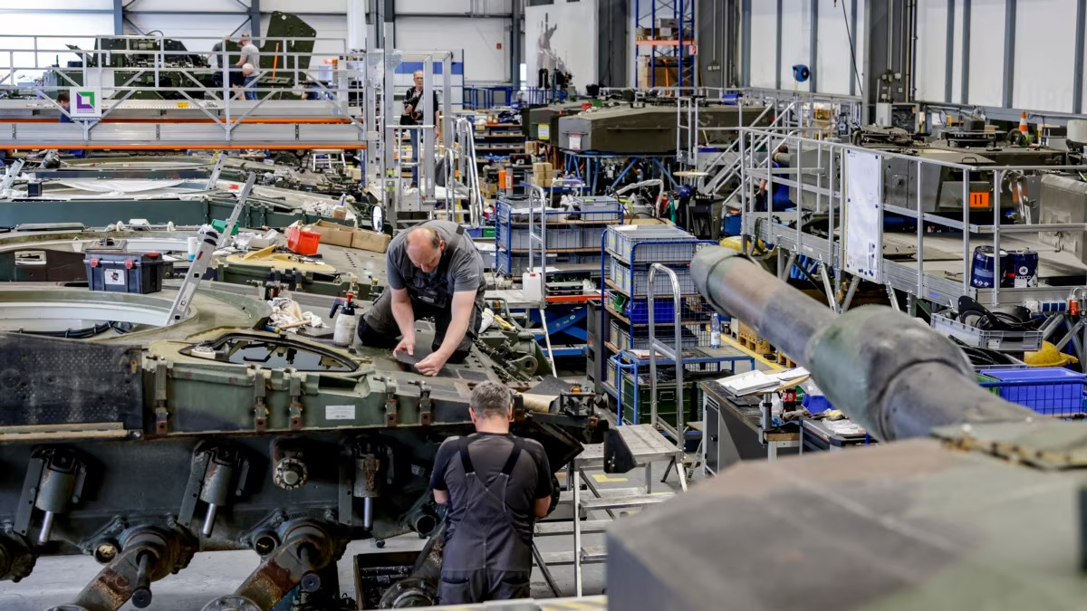 Rheinmetall plans to open a tank-repair centre in Ukraine