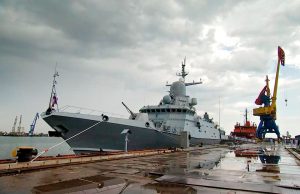 The Russian Black Sea Fleet commissioned the Tsiklon corvette