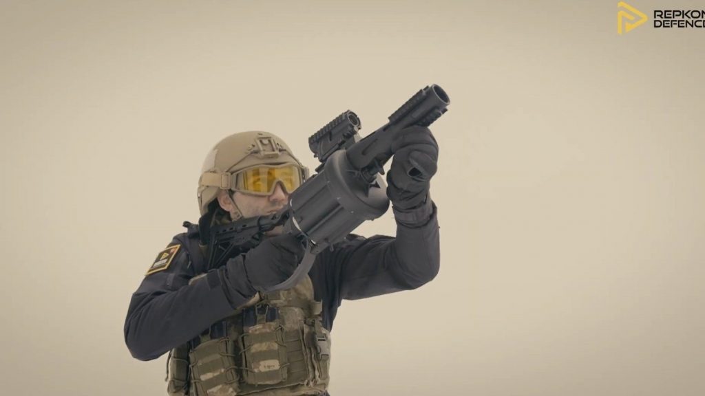 Repkon Rds40 The Armed Forces of Ukraine use rare Turkish RDS40 multiple grenade ...