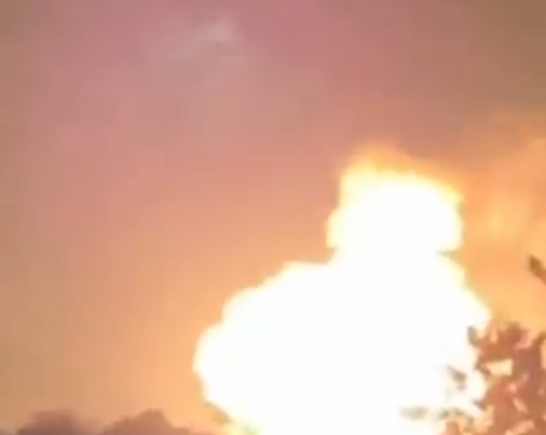 Russian ammunition depot explodes in the occupied Luhansk region