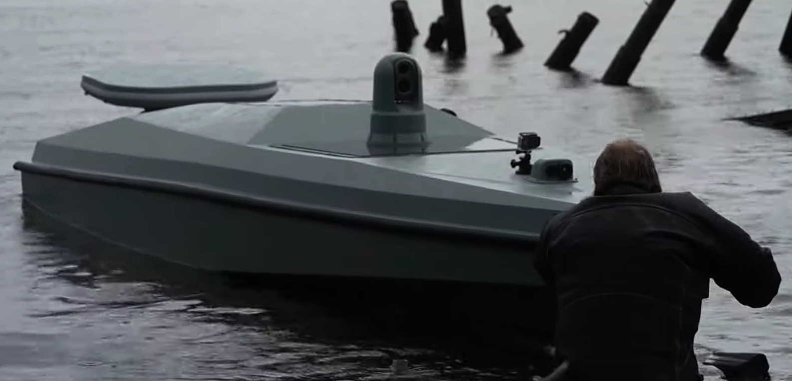 Ukrainian military demonstrated the domestic-made naval kamikaze drone