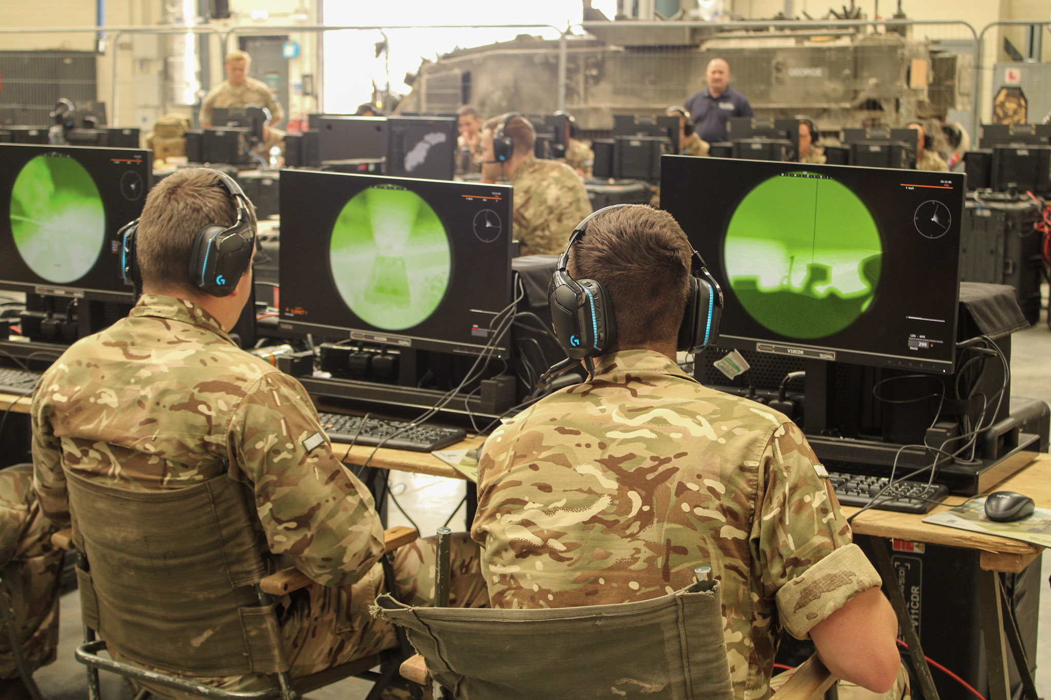 British Army testing ICAVS virtual simulator for the military