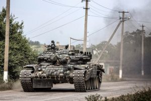 Volunteers are testing the EW system for tanks