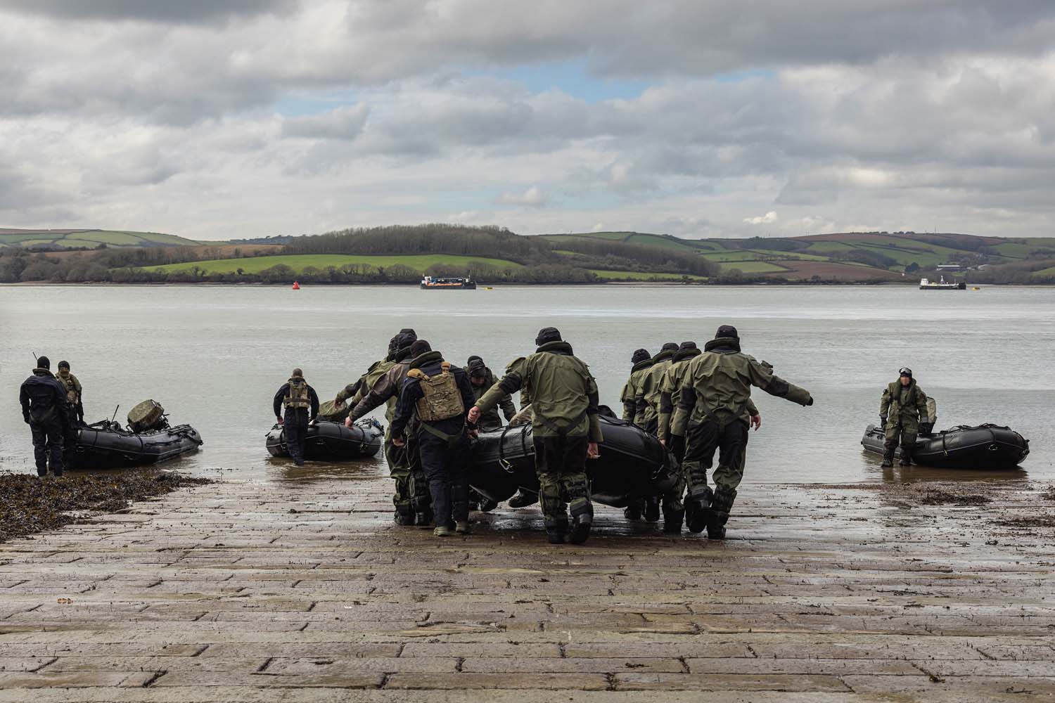 Ukrainian marines taught to conduct amphibious operations in the UK