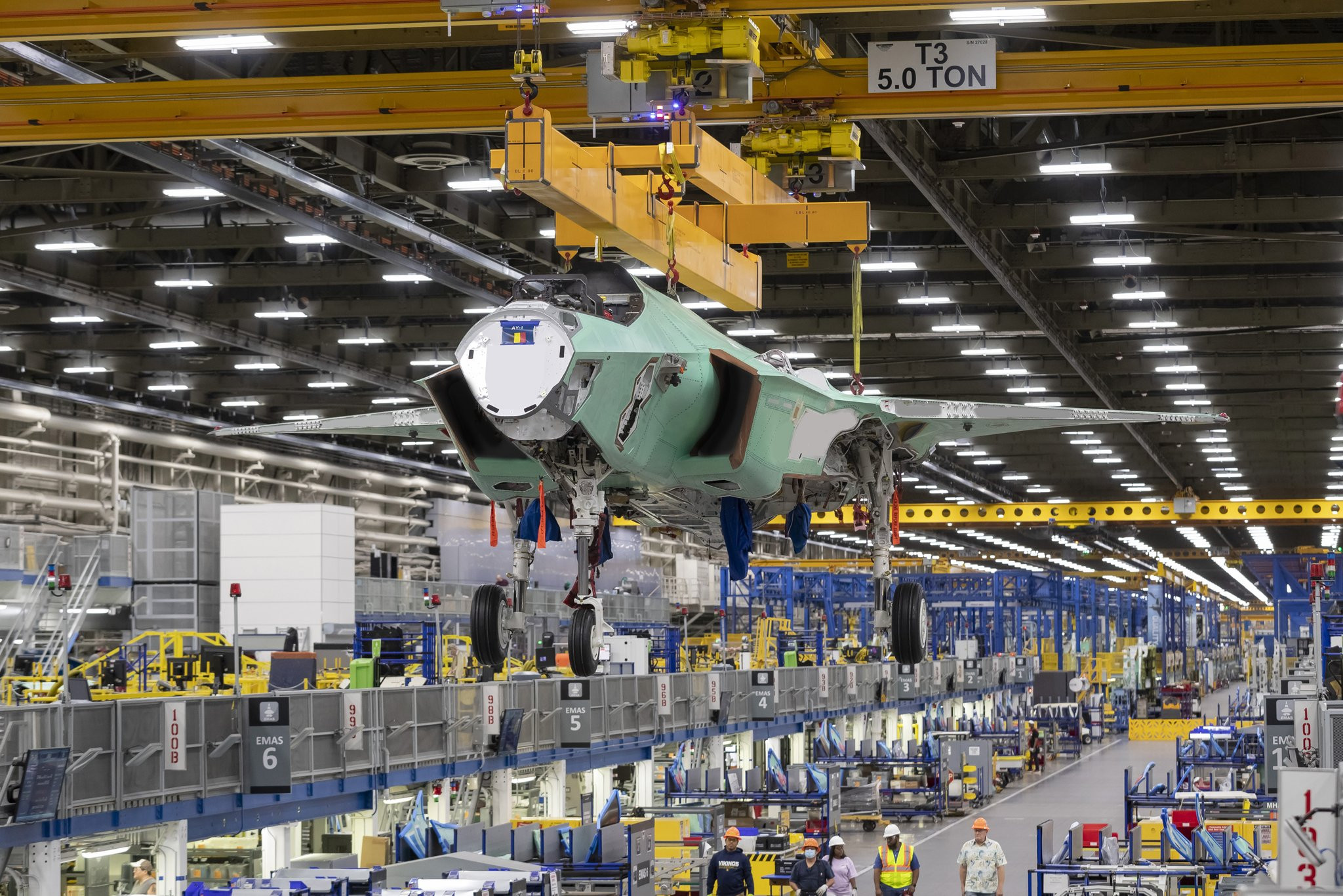 The first F-35 for Belgium enters the final stage of assembly