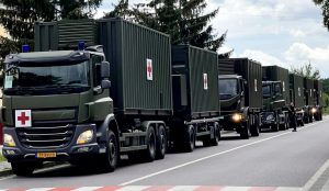 The Netherlands hands over 6 mobile hospitals to the border guards