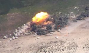 HIMARS knocking out Russian infantry from Dzharylhach island