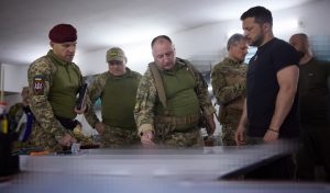 Ukrainian President visits brigades in Zaporizhzhia region