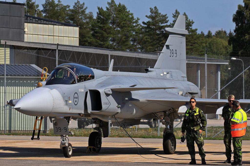 Випробувальний зразок Gripen E "39-8" ПС Швеції. Фото: ПС Швеції 
