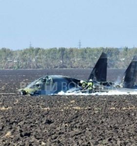 Bombowiec Su-34 rozbił się w Rosji