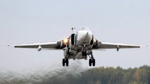 Su-24M tactical bomber crashes in Russia