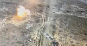 Russian TOS-1A Solntsepyok opened fire on Russian infantry