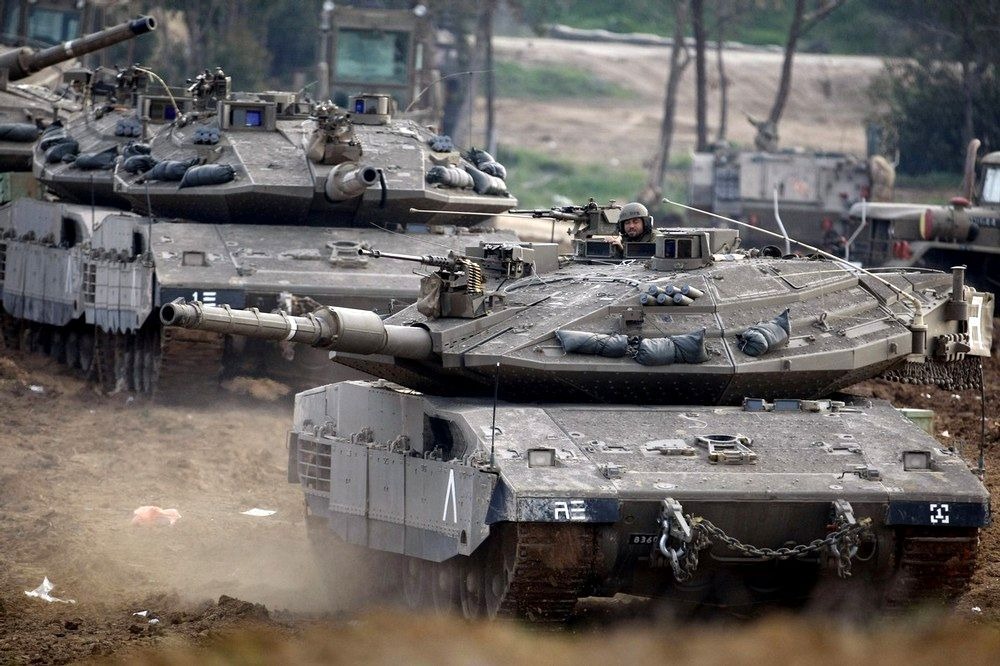 Israel conducted a tank raid in the Gaza Strip