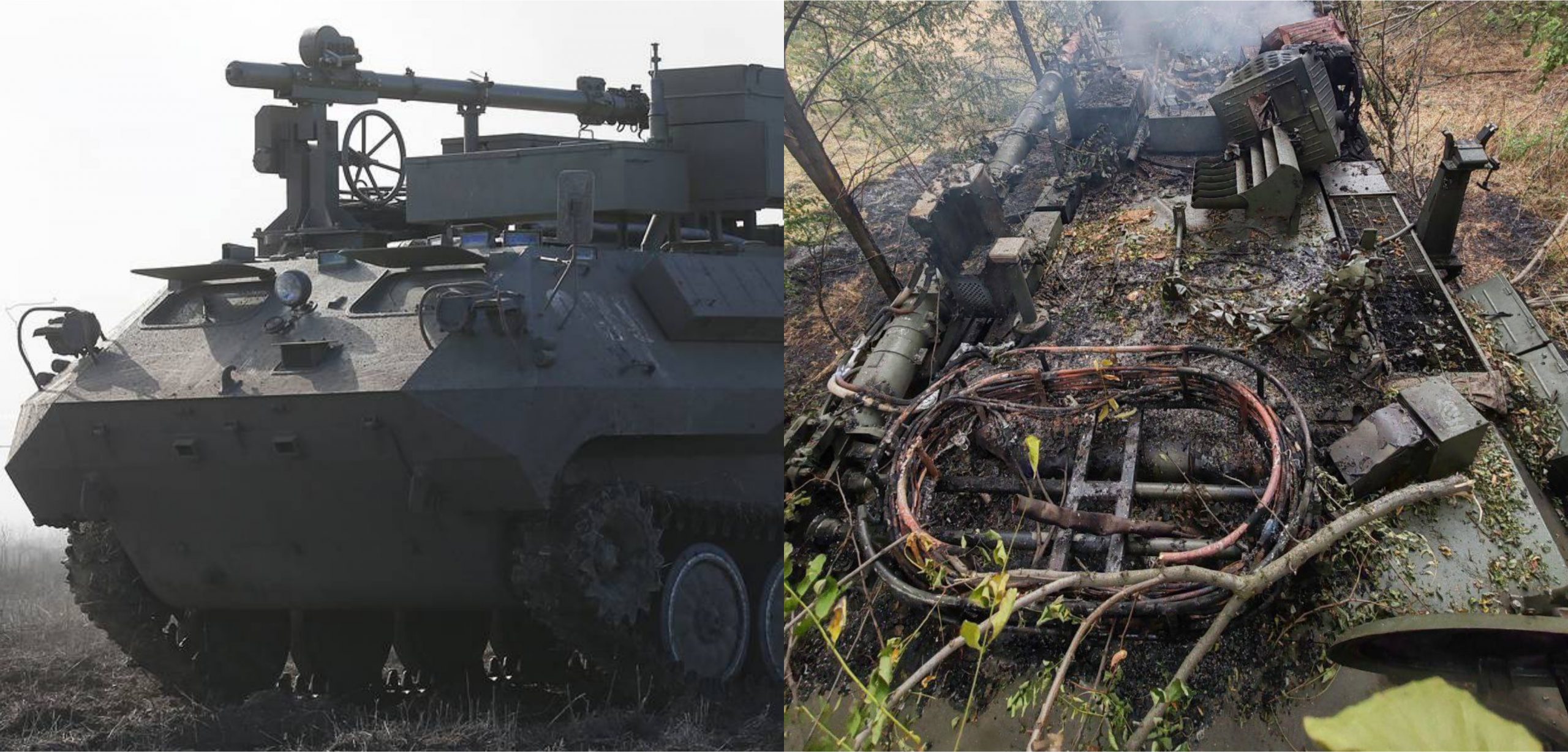 Ukrainian military destroy the Russian R-934BMV Borisoglebsk-2 EW system