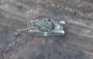 Біля Новопрокопівки уразили російські танки Т-72Б3