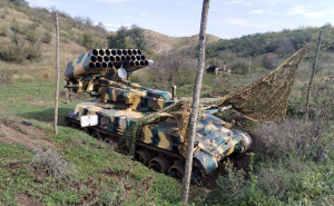 MLRS based on 2P24 Krug TEL found in Karabakh