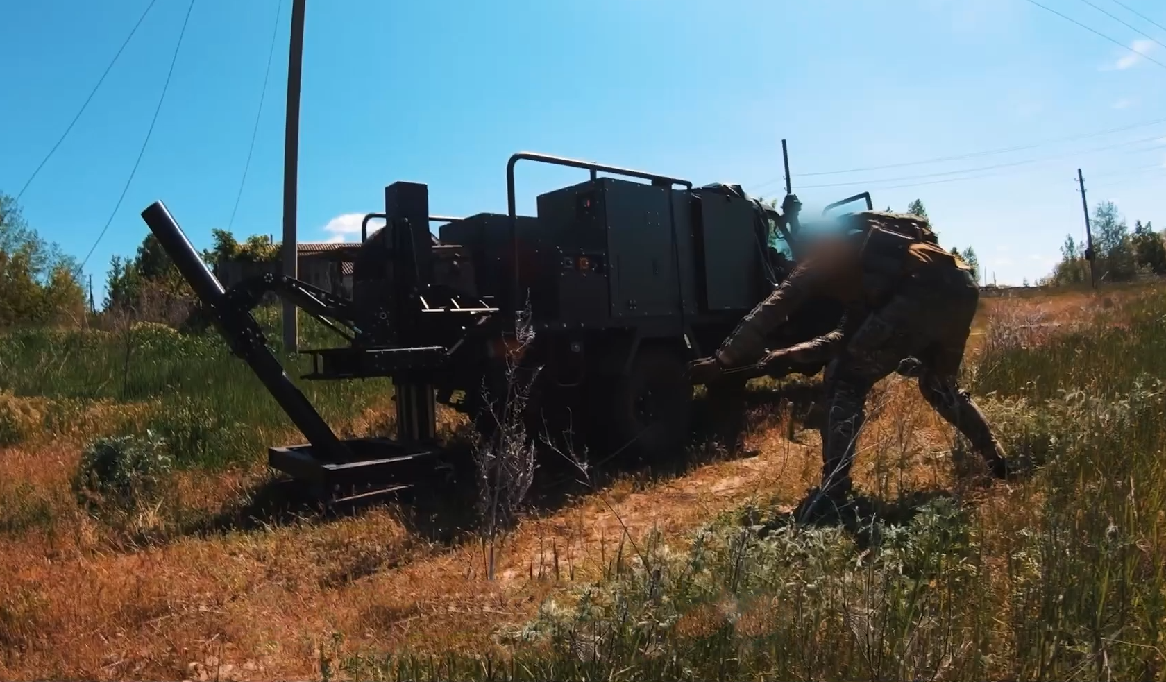 Ukrainian Defence Forces strike invaders with Scorpion self-propelled mortar