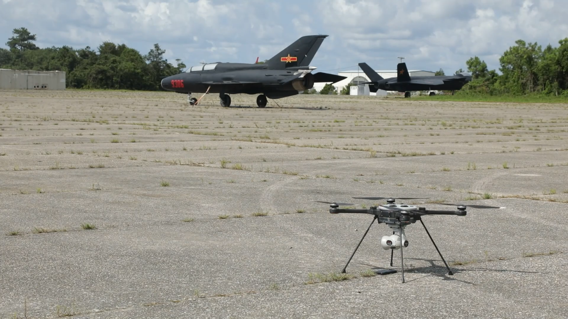 U.S. Marines are training with Chinese fighter mock-ups