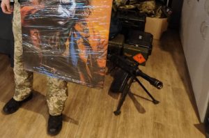 Rare Ukrainian-made weapon spotted in Budanov’s office