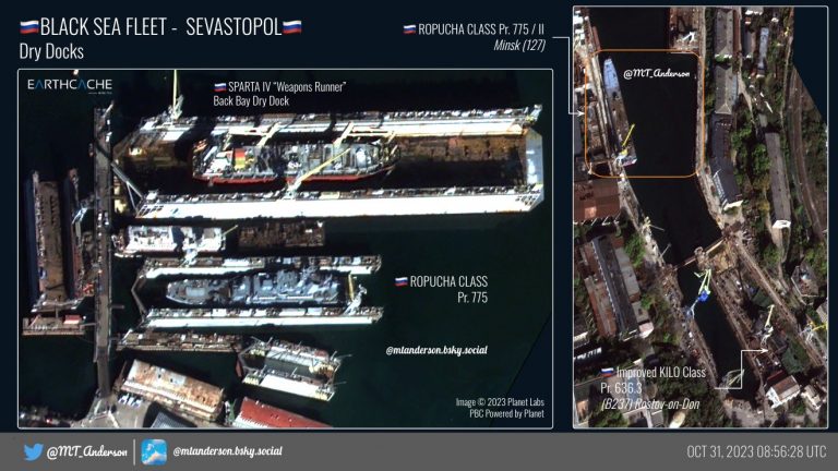 OSINT researcher releases photo of damaged Russian ship Minsk