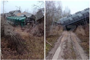 Russian Railroad Blasting: Freight Train Derailed in Ryazan Oblast