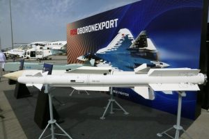 Dubai Air Show: Russia Showcases RVV-MD2 Air-to-Air Missile Mock-Up