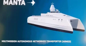 Компанія Austal показала проєкт судна-носія дронів МАНТА