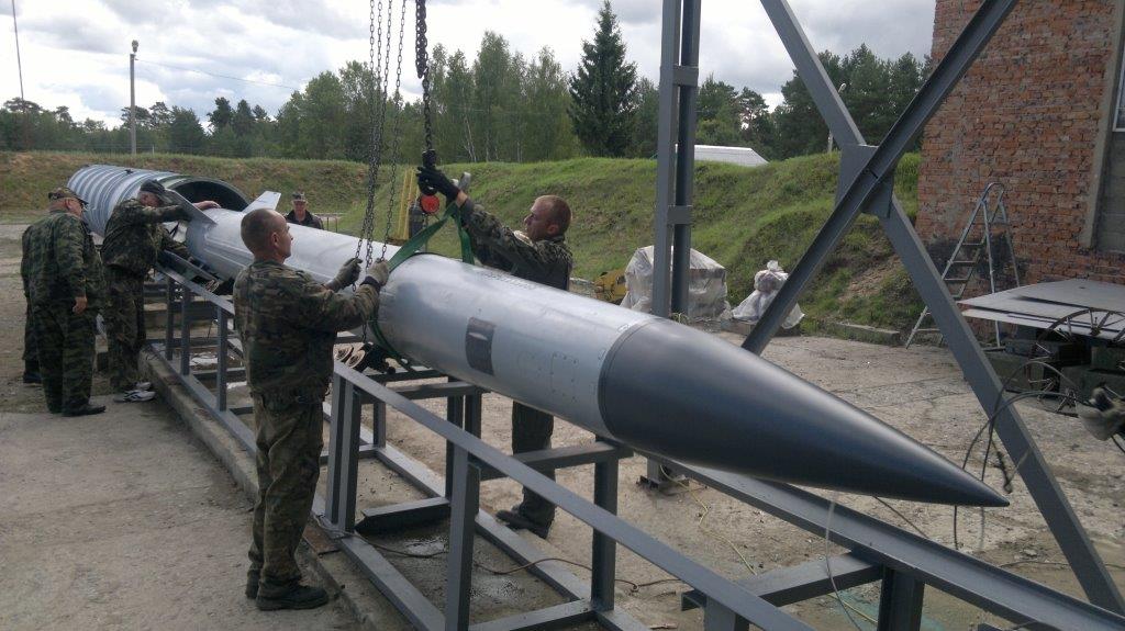 5V55 anti-aircraft guided missile. Photo from open sources