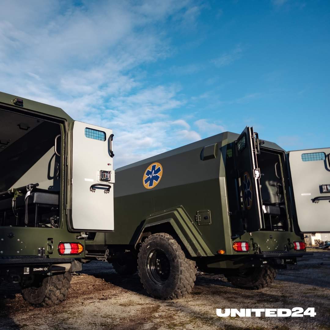 Бронеавтомобілі Gurkha у версії швидкої допомоги для ЗСУ