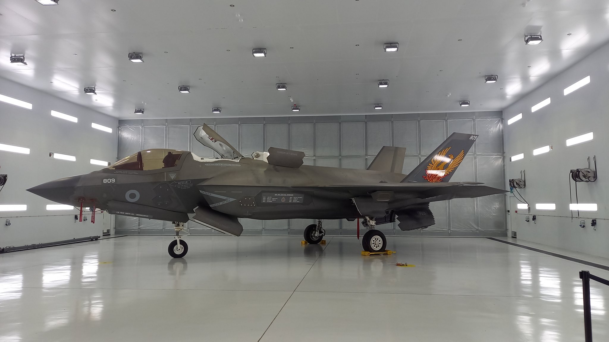 Королівський флот отримав перший винищувач F-35B