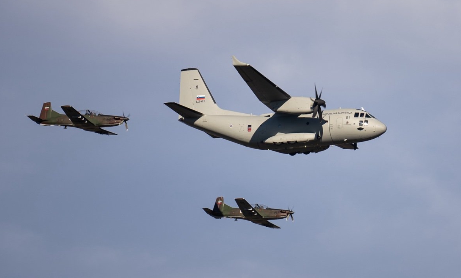 Армія Словенії отримала перший літак C-27J Spartan