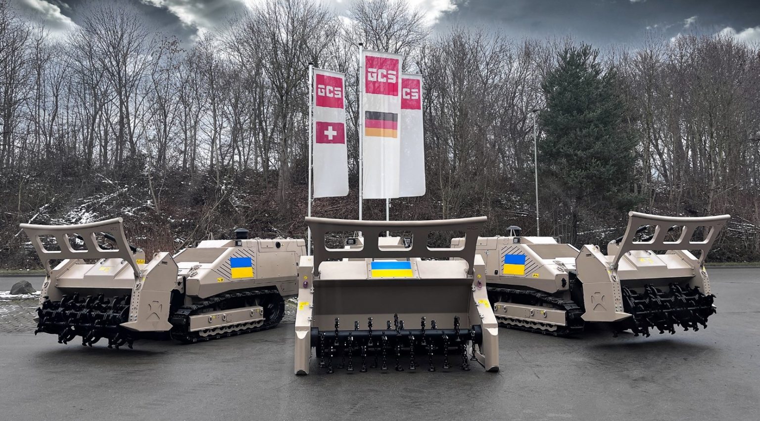 In 2024, GCS will increase the number of demining platforms delivered to Ukraine to 70