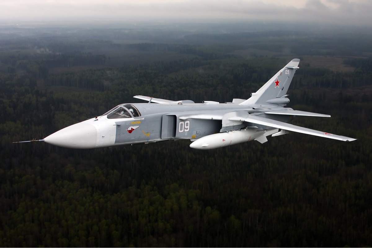 Ukrainian Air Defense Shot Down Russian Su-24М near Snake Island