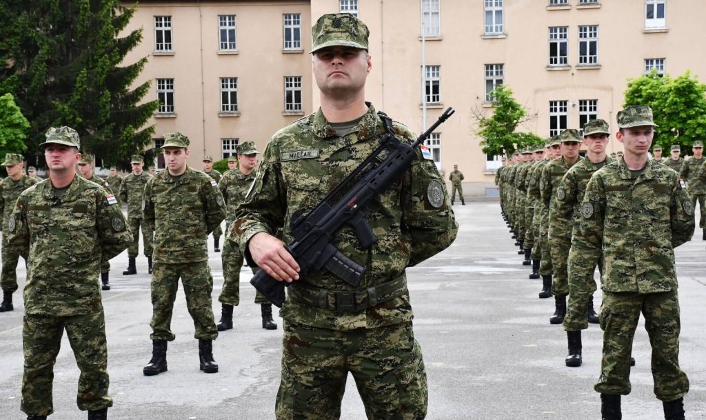 Members of the Croatian Army. Photo credits: Croatian Ministry of Defense