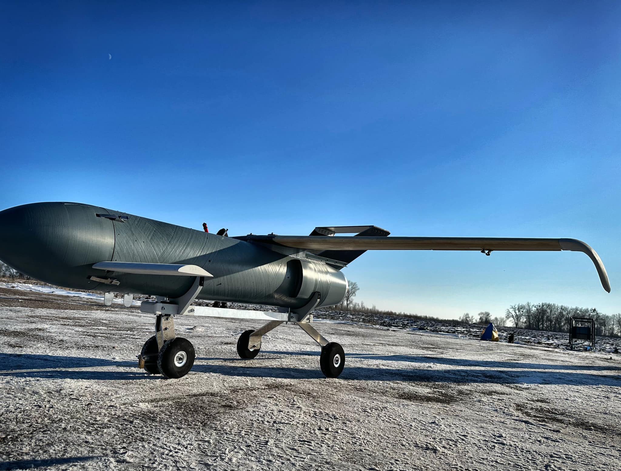 In Ukraine, made the first flight of a new kamikaze jet drone