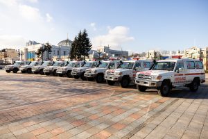 Ukraine received the second batch of ambulances from the UAE