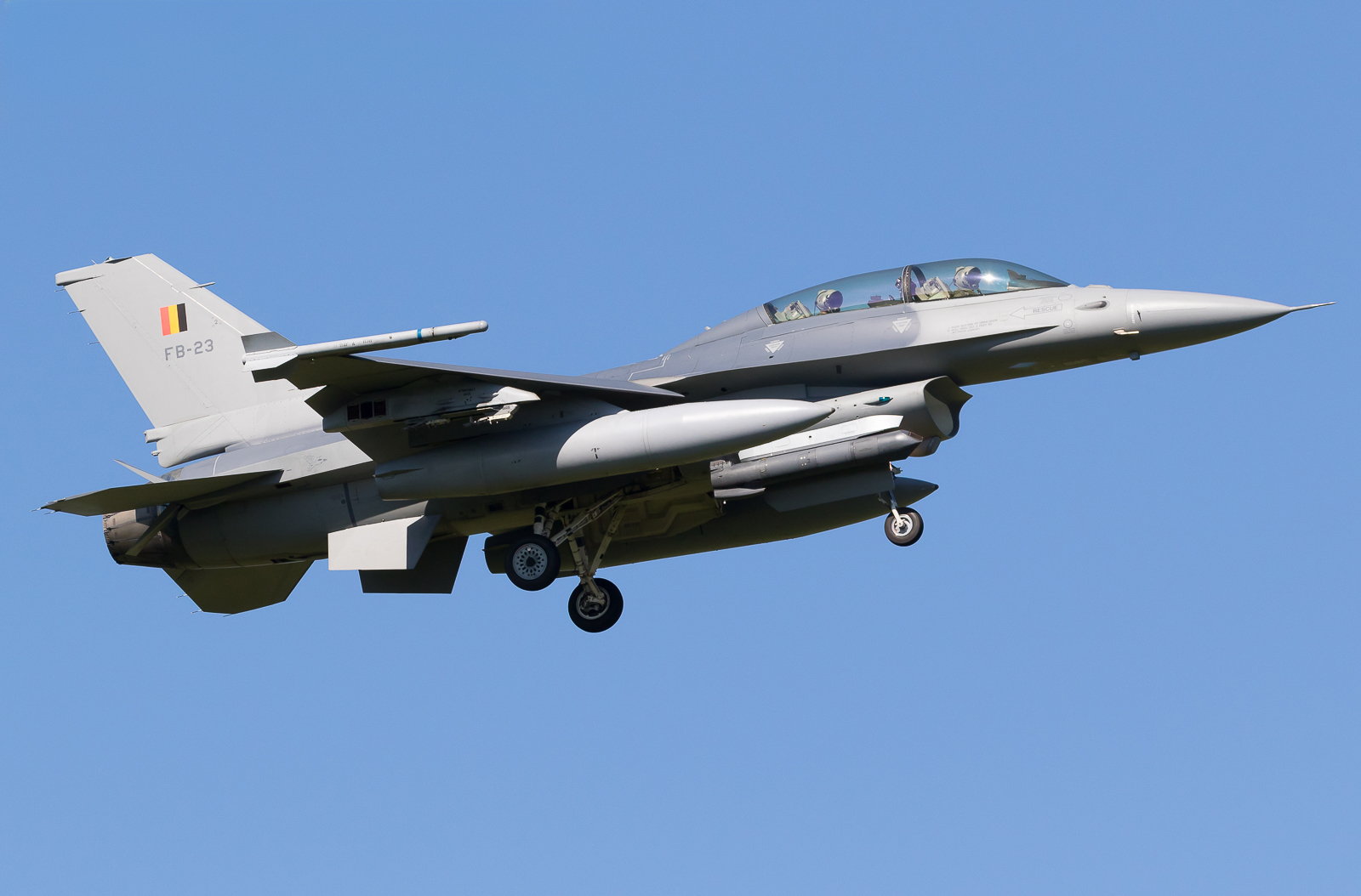 Belgium to send F-16BM to Denmark in March to train Ukrainian pilots