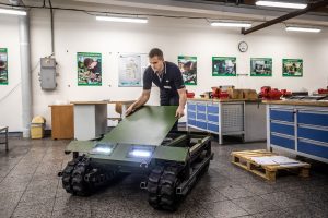 The Czech company transferred unmanned ground vehicles to Ukraine free of charge