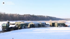 Hospitainer handed over a field hospital to Ukrainian border guards