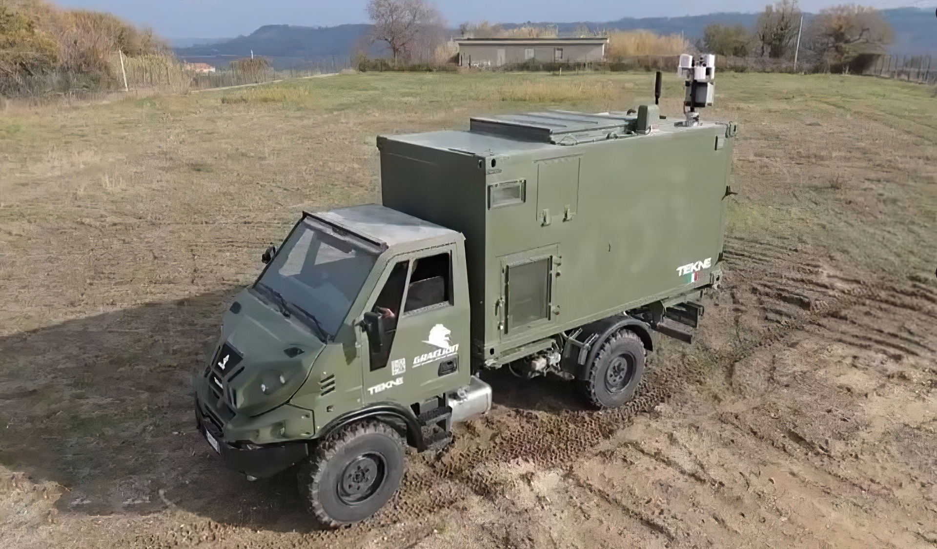 В Італії створили спецмашину з РЕБ на шасі GRAELION